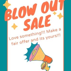 Blow Out Sale Poster